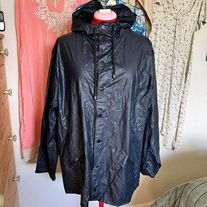 RAINS navy raincoat